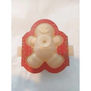 New CWC Cook With Color Christmas Gingerbread Man Ice Whiskey Mold